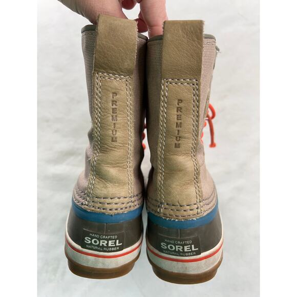 Sorel Premium Canvas Waterproof Boots Women's Winter Snow Lace Up Cold Weather - Picture 6 of 8